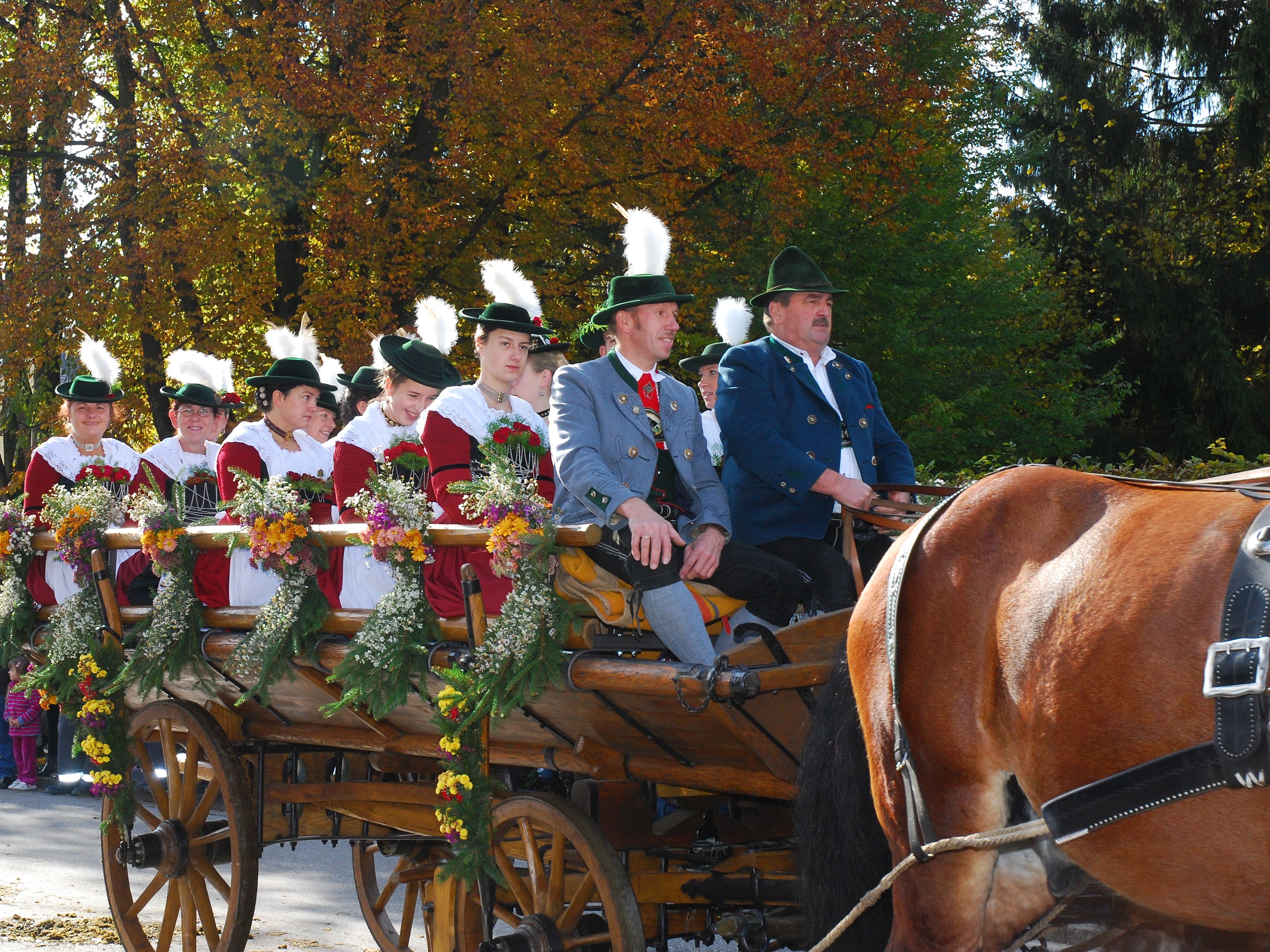 Leonhardifahrt in Grafing