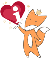 Fuchs Tobi, der Hilfestellungen bei der Datenpflege gibt